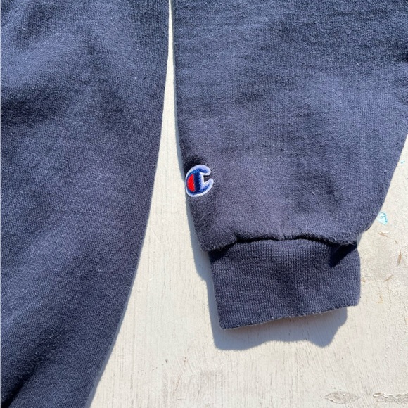 Kid's Champion Sweatshirt Blue Michigan M College Active Gym NCAA Youth School - Picture 4 of 11